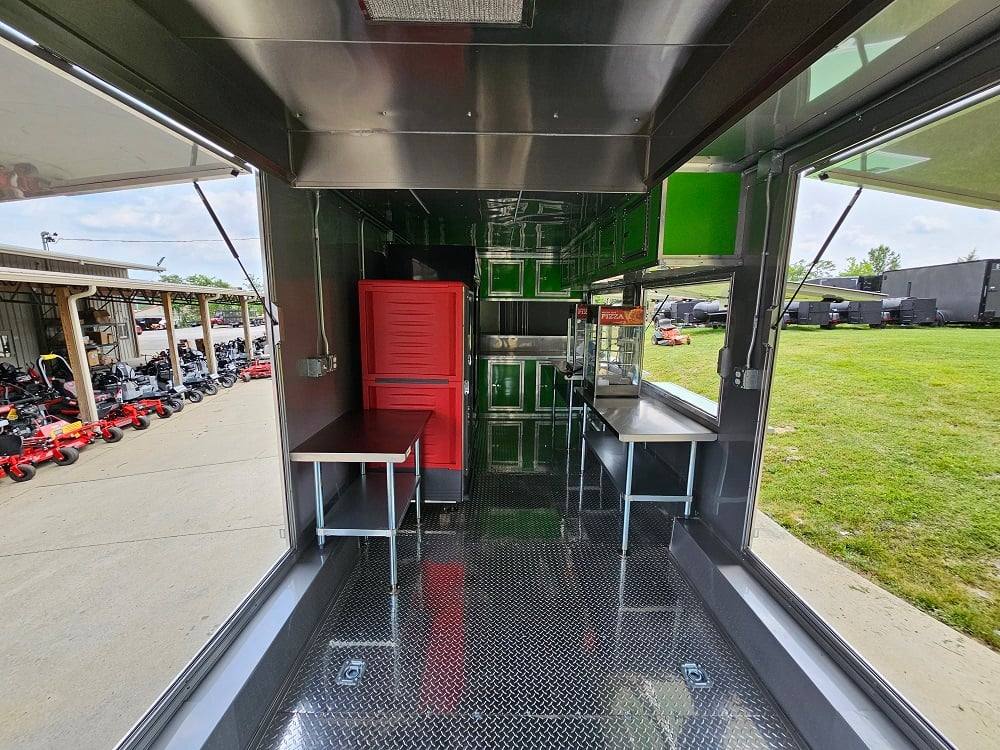 912-8.5-x-30-lime-green-pizza-event-catering-concession-food-trailer-38.jpg 8.5' X 30' Lime Green Pizza Event Catering Concession Food Trailer