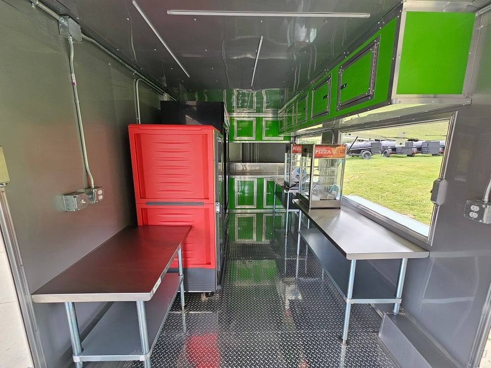 912-8.5-x-30-lime-green-pizza-event-catering-concession-food-trailer-39.jpg 8.5' X 30' Lime Green Pizza Event Catering Concession Food Trailer