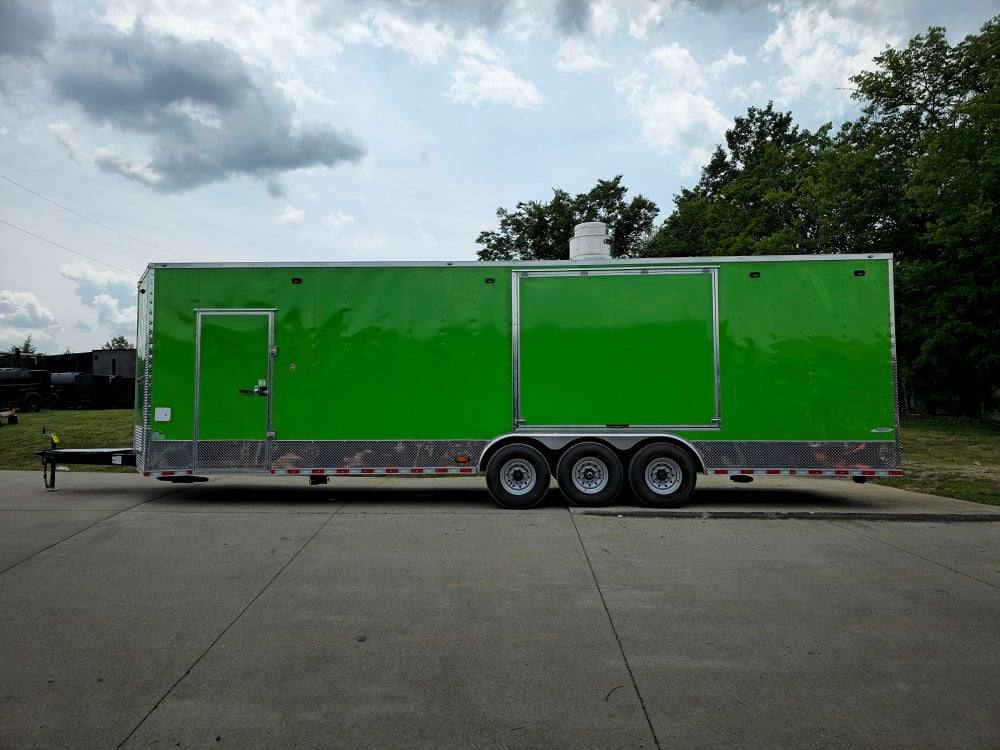912-8.5-x-30-lime-green-pizza-event-catering-concession-food-trailer-4.jpg 8.5' X 30' Lime Green Pizza Event Catering Concession Food Trailer