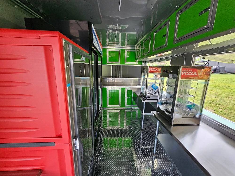 912-8.5-x-30-lime-green-pizza-event-catering-concession-food-trailer-40.jpg 8.5' X 30' Lime Green Pizza Event Catering Concession Food Trailer
