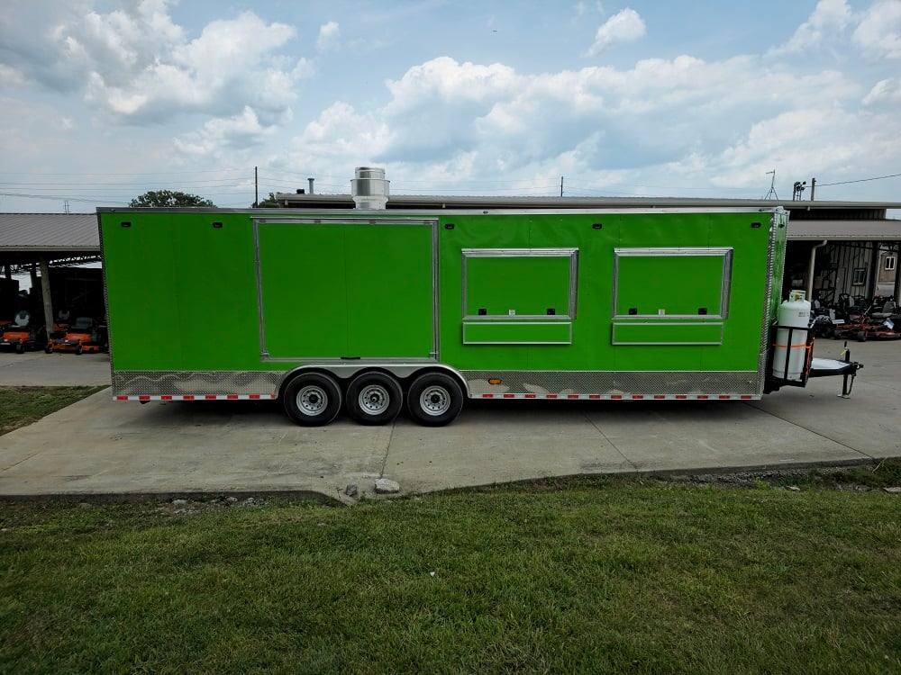 912-8.5-x-30-lime-green-pizza-event-catering-concession-food-trailer-9.jpg 8.5' X 30' Lime Green Pizza Event Catering Concession Food Trailer