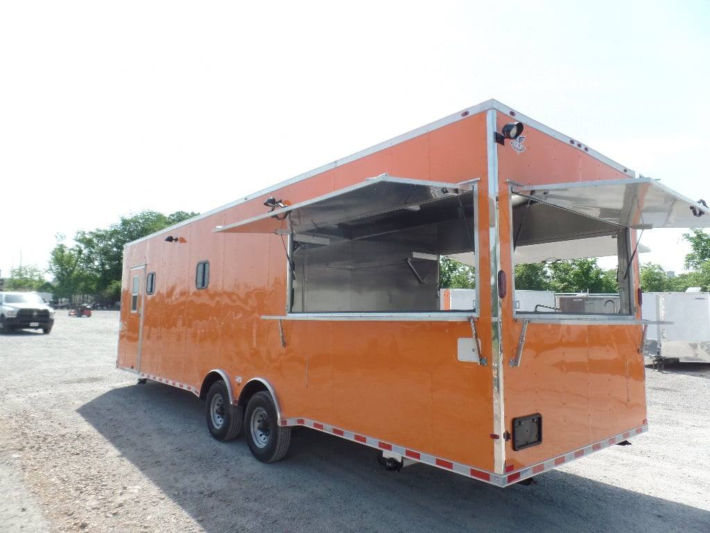 913-8.5-x-30-orange-bar-concession-food-trailer-5.jpg 8.5' x 30' Orange Bar Concession Food Trailer