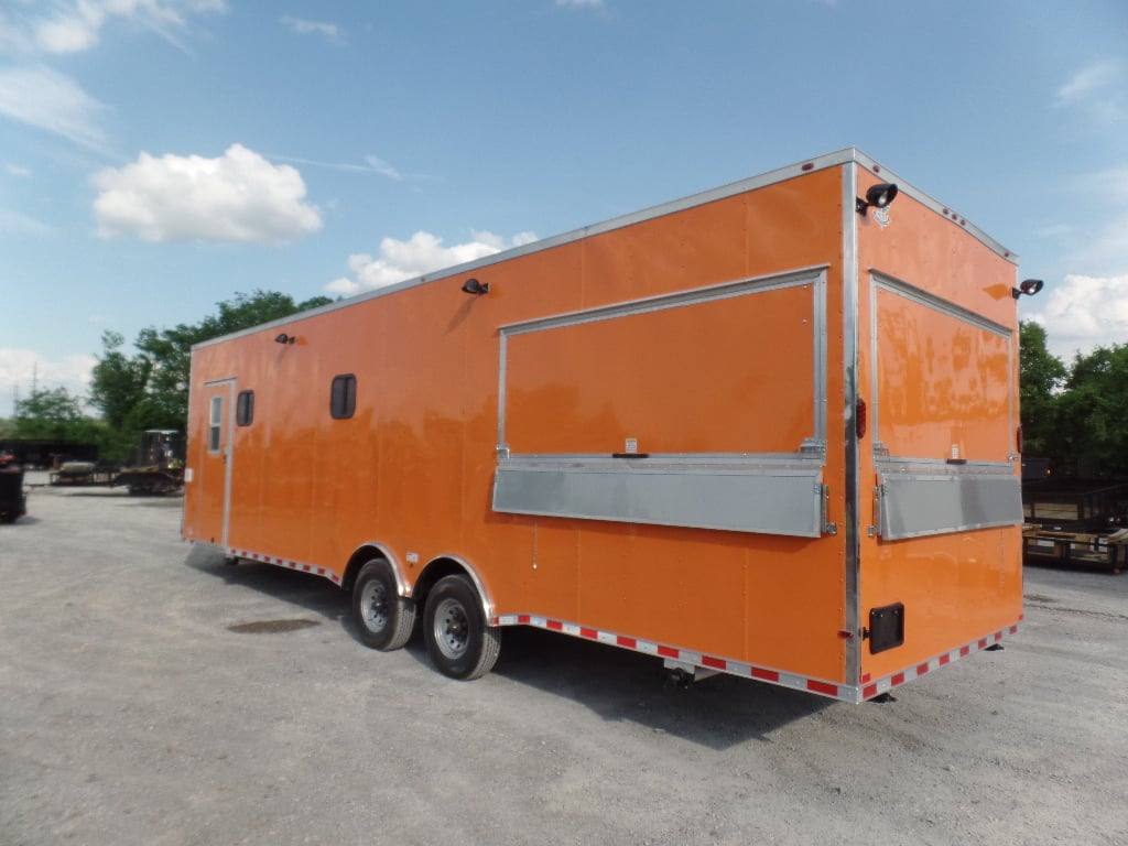 914-8.5-x-30-orange-bar-concession-food-trailer-with-appliances-19.jpg 8.5' x 30' Orange Bar Concession Food Trailer With Appliances