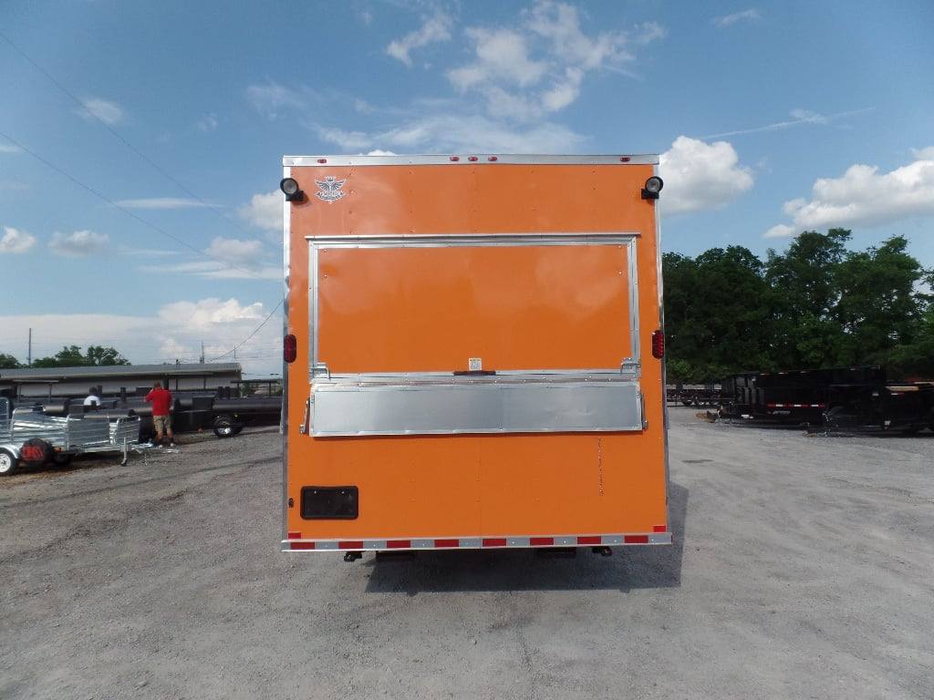 914-8.5-x-30-orange-bar-concession-food-trailer-with-appliances-2.jpg 8.5' x 30' Orange Bar Concession Food Trailer With Appliances