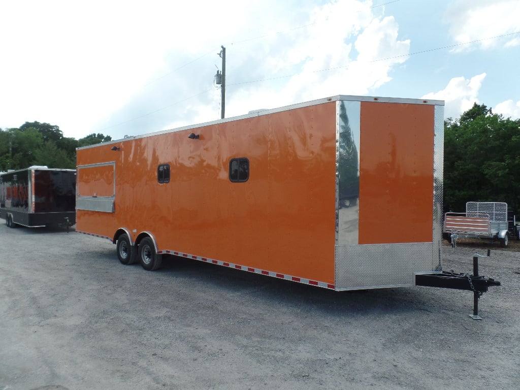 914-8.5-x-30-orange-bar-concession-food-trailer-with-appliances-20.jpg 8.5' x 30' Orange Bar Concession Food Trailer With Appliances