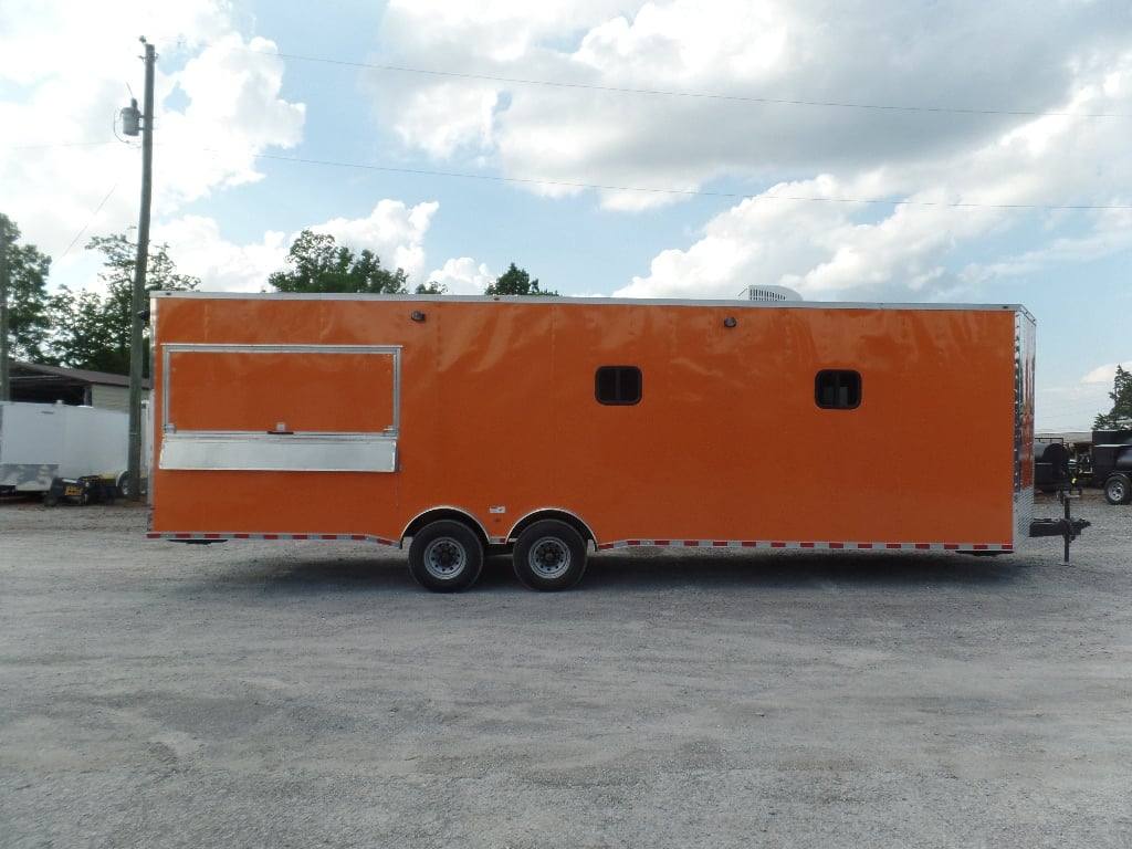 914-8.5-x-30-orange-bar-concession-food-trailer-with-appliances-22.jpg 8.5' x 30' Orange Bar Concession Food Trailer With Appliances