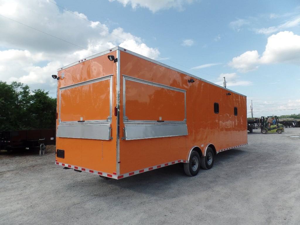 914-8.5-x-30-orange-bar-concession-food-trailer-with-appliances-23.jpg 8.5' x 30' Orange Bar Concession Food Trailer With Appliances