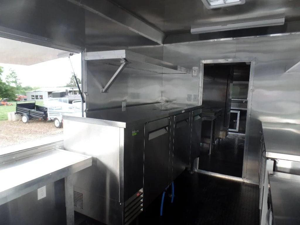 914-8.5-x-30-orange-bar-concession-food-trailer-with-appliances-3.webp 8.5' x 30' Orange Bar Concession Food Trailer With Appliances