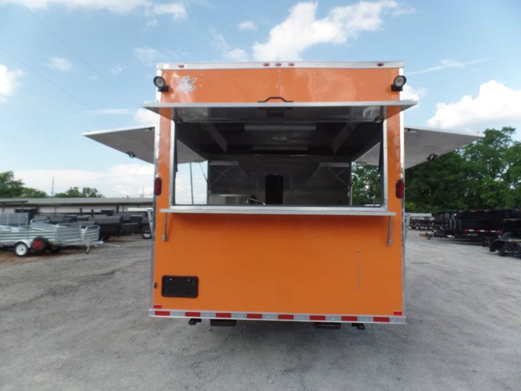 914-8.5-x-30-orange-bar-concession-food-trailer-with-appliances-8.jpg 8.5' x 30' Orange Bar Concession Food Trailer With Appliances
