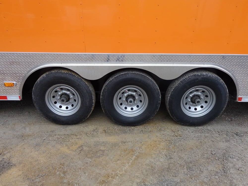 915-8.5-x-30-orange-flat-nose-concession-food-trailer-12.jpg 8.5' x 30' Orange Flat Nose Concession Food Trailer
