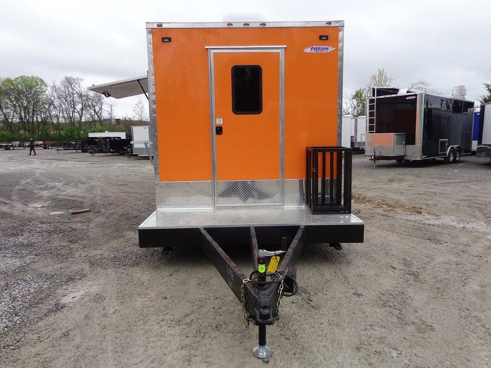 915-8.5-x-30-orange-flat-nose-concession-food-trailer-3.jpg 8.5' x 30' Orange Flat Nose Concession Food Trailer