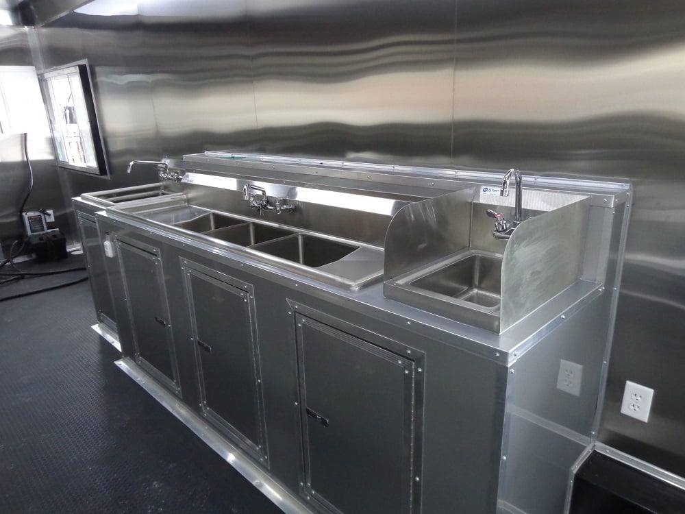 915-8.5-x-30-orange-flat-nose-concession-food-trailer-9.jpg 8.5' x 30' Orange Flat Nose Concession Food Trailer