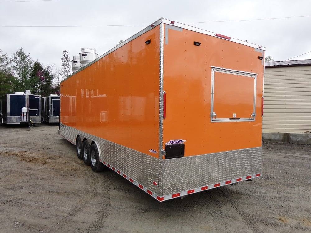 916-8.5-x-30-orange-flat-nose-food-concession-trailer-with-appliances-25.jpg 8.5' x 30' Orange Flat Nose Food Concession Trailer With Appliances