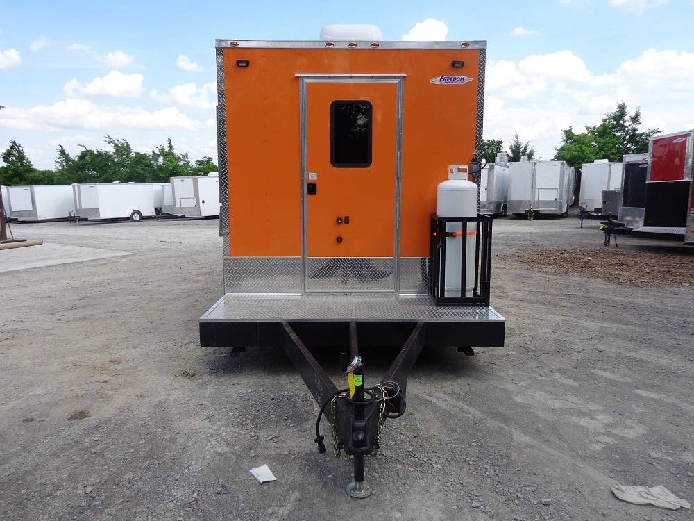 916-8.5-x-30-orange-flat-nose-food-concession-trailer-with-appliances-3.jpg 8.5' x 30' Orange Flat Nose Food Concession Trailer With Appliances