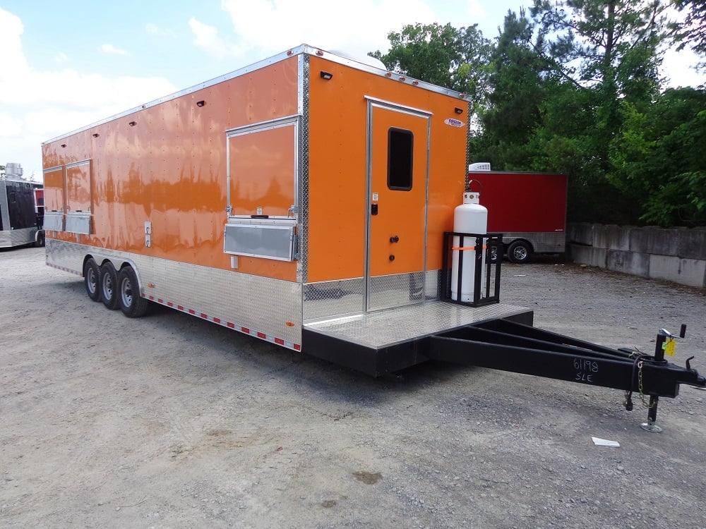 916-8.5-x-30-orange-flat-nose-food-concession-trailer-with-appliances-34.jpg 8.5' x 30' Orange Flat Nose Food Concession Trailer With Appliances