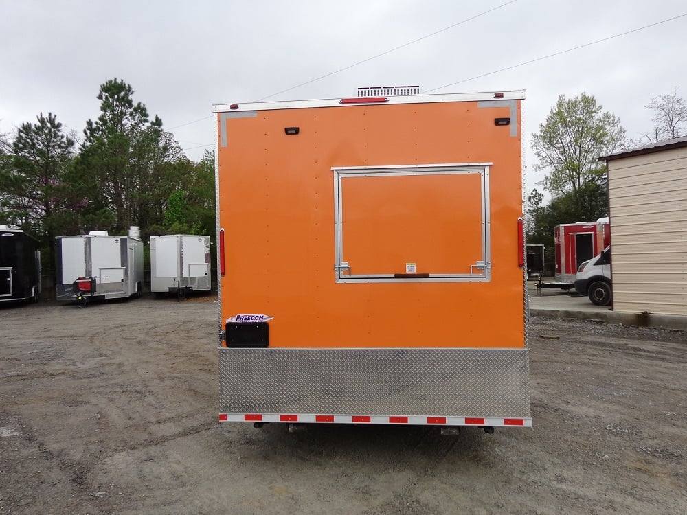 916-8.5-x-30-orange-flat-nose-food-concession-trailer-with-appliances-6.jpg 8.5' x 30' Orange Flat Nose Food Concession Trailer With Appliances