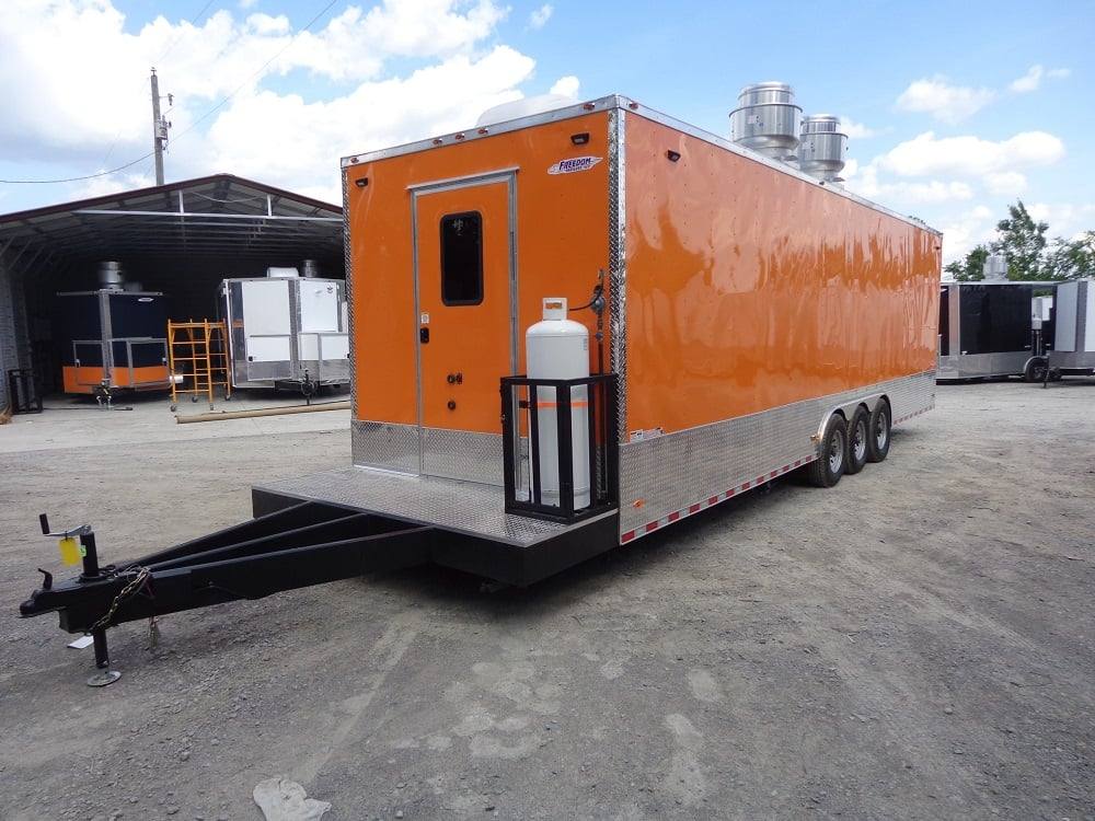 916-8.5-x-30-orange-flat-nose-food-concession-trailer-with-appliances-9.jpg 8.5' x 30' Orange Flat Nose Food Concession Trailer With Appliances