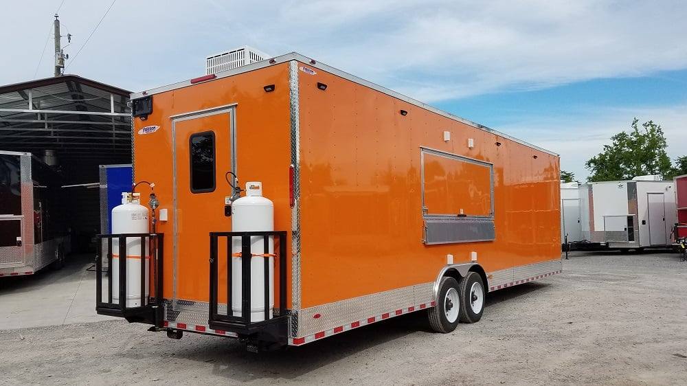 917-8.5-x-30-orange-v-nose-concession-food-event-trailer-28.jpg 8.5' x 30' Orange V-Nose Concession Food Event Trailer