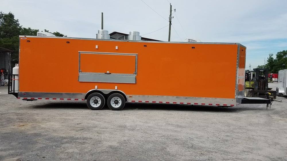 917-8.5-x-30-orange-v-nose-concession-food-event-trailer-30.jpg 8.5' x 30' Orange V-Nose Concession Food Event Trailer