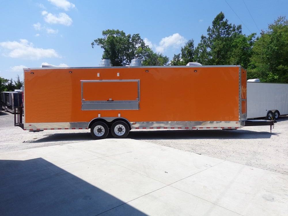 918-8.5-x-30-orange-v-nose-concession-food-trailer-6.jpg 8.5' X 30' Orange V-Nose Concession Food Trailer