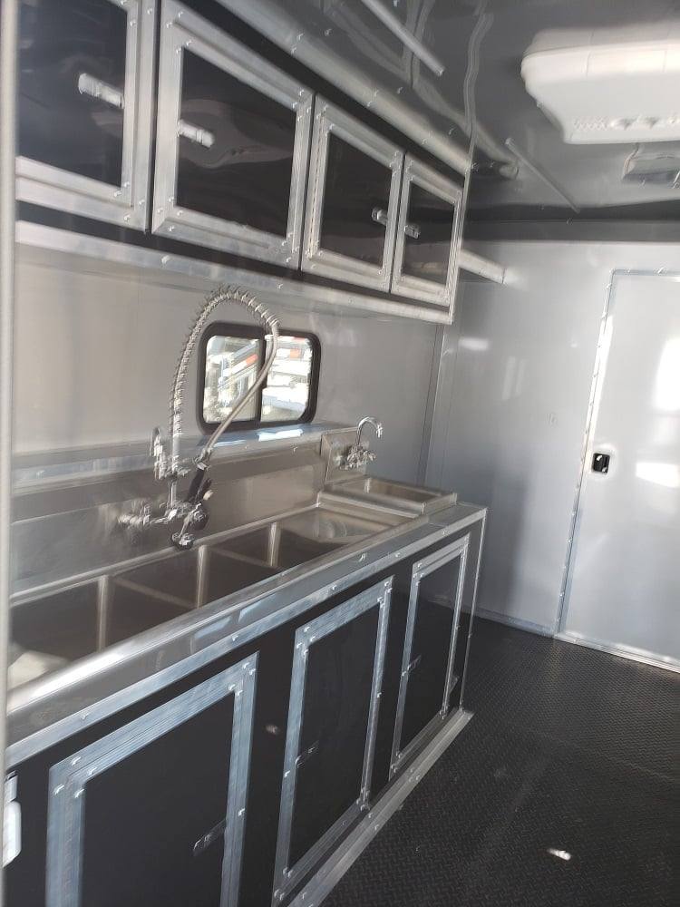 919-8.5-x-30-silver-frost-bbq-concession-food-event-trailer-23.jpg 8.5' X 30' Silver Frost BBQ Concession Food Event Trailer