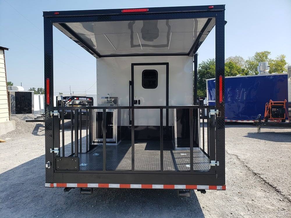 919-8.5-x-30-silver-frost-bbq-concession-food-event-trailer-24.jpg 8.5' X 30' Silver Frost BBQ Concession Food Event Trailer