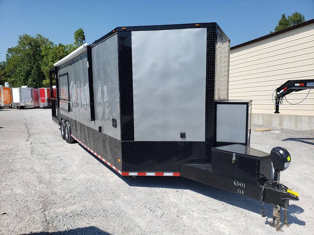 919-8.5-x-30-silver-frost-bbq-concession-food-event-trailer-31.jpg 8.5' X 30' Silver Frost BBQ Concession Food Event Trailer