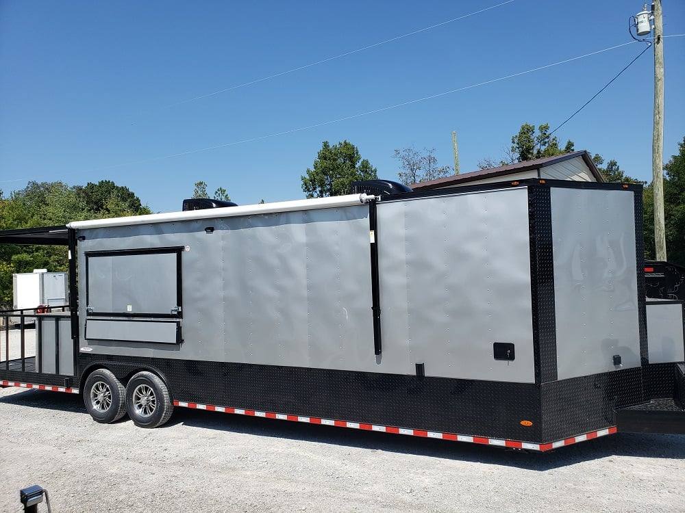 919-8.5-x-30-silver-frost-bbq-concession-food-event-trailer-36.jpg 8.5' X 30' Silver Frost BBQ Concession Food Event Trailer