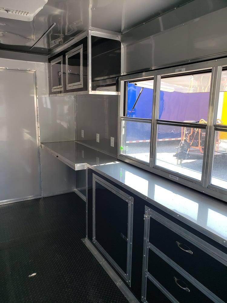 919-8.5-x-30-silver-frost-bbq-concession-food-event-trailer-7.jpg 8.5' X 30' Silver Frost BBQ Concession Food Event Trailer
