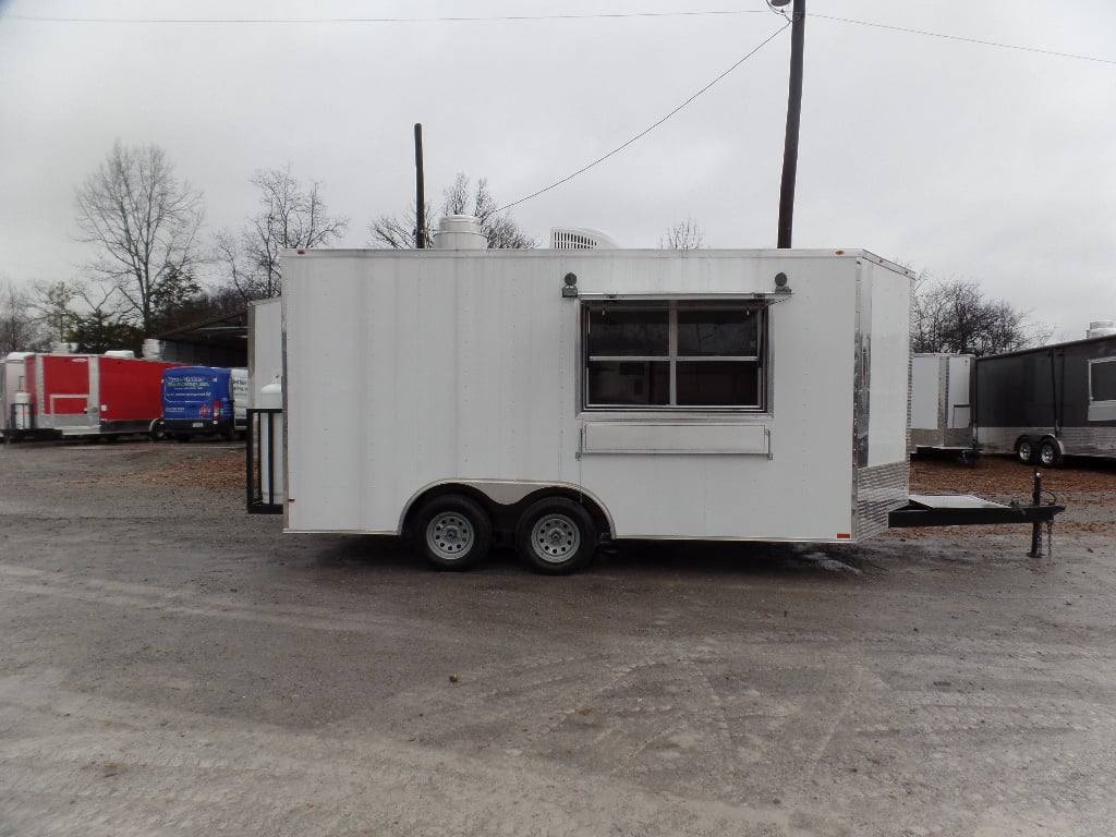 92-8.5-x-16-concession-food-catering-white-trailer-11.jpg 8.5' x 16' Concession Food Catering White Trailer