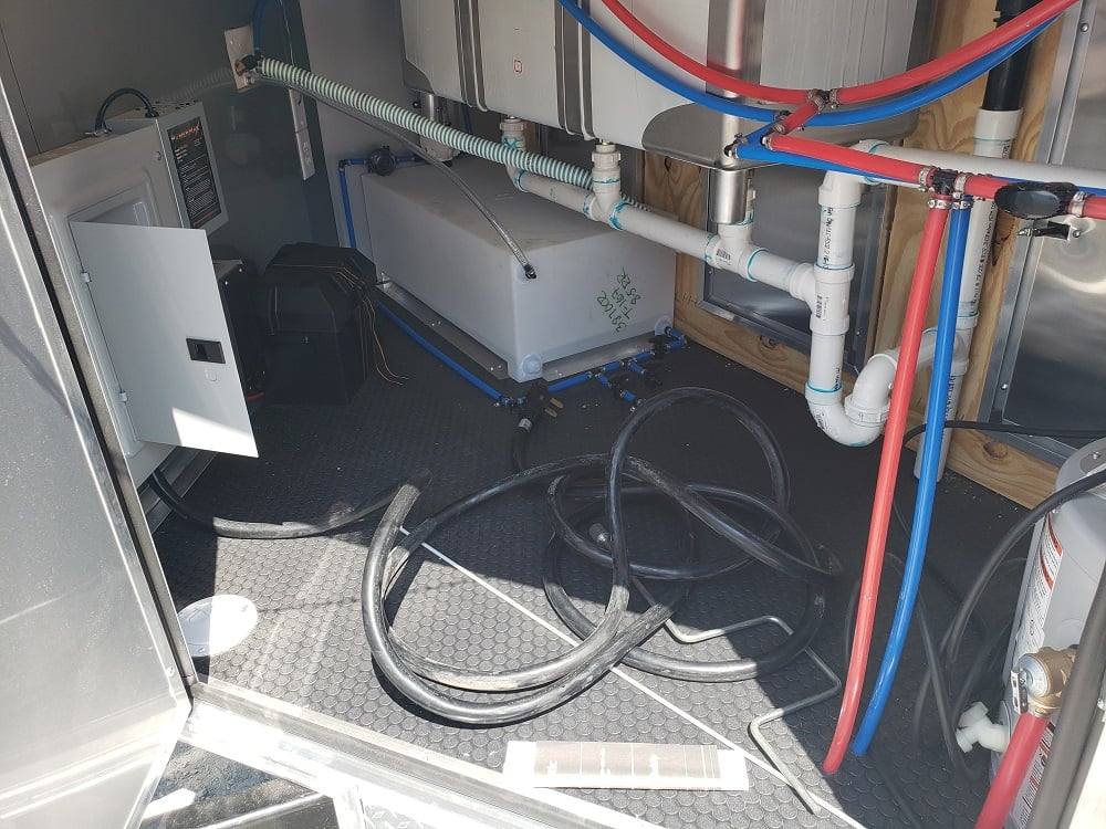 922-8.5-x-30-white-bbq-porch-concession-food-trailer-14.jpg 8.5' x 30' White BBQ Porch Concession Food Trailer