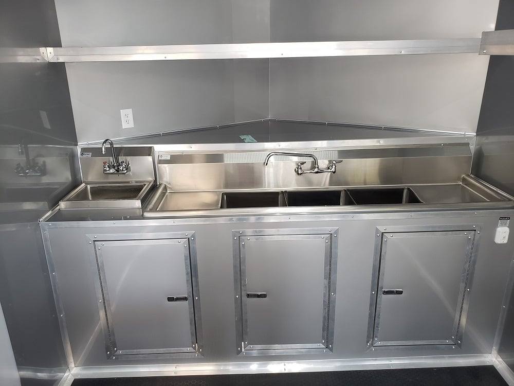 922-8.5-x-30-white-bbq-porch-concession-food-trailer-24.jpg 8.5' x 30' White BBQ Porch Concession Food Trailer