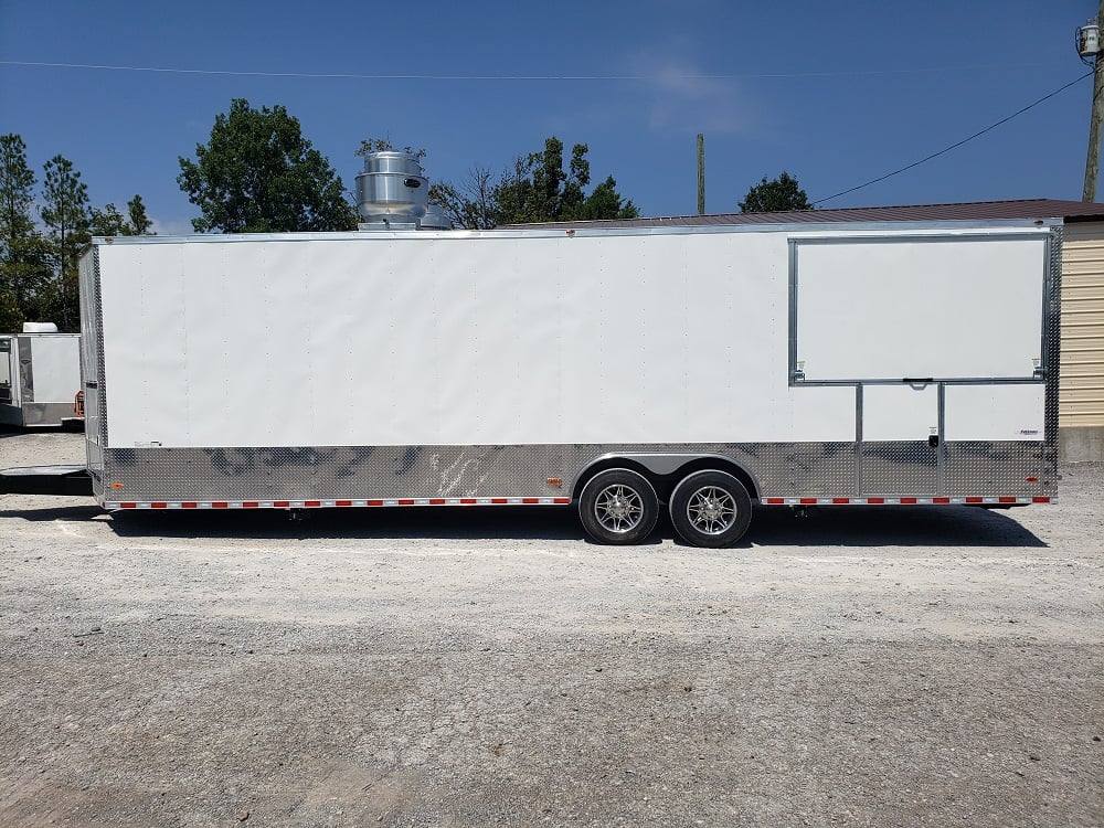 922-8.5-x-30-white-bbq-porch-concession-food-trailer-33.jpg 8.5' x 30' White BBQ Porch Concession Food Trailer