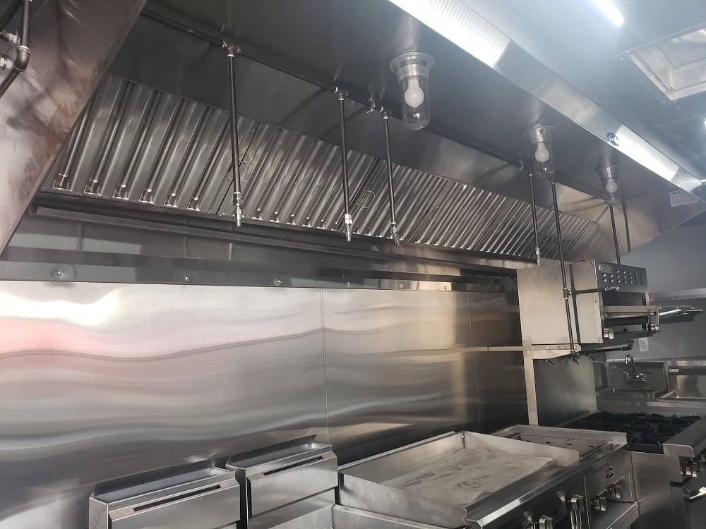 8.5' x 30' White BBQ Porch Concession Food Trailer with Appliances