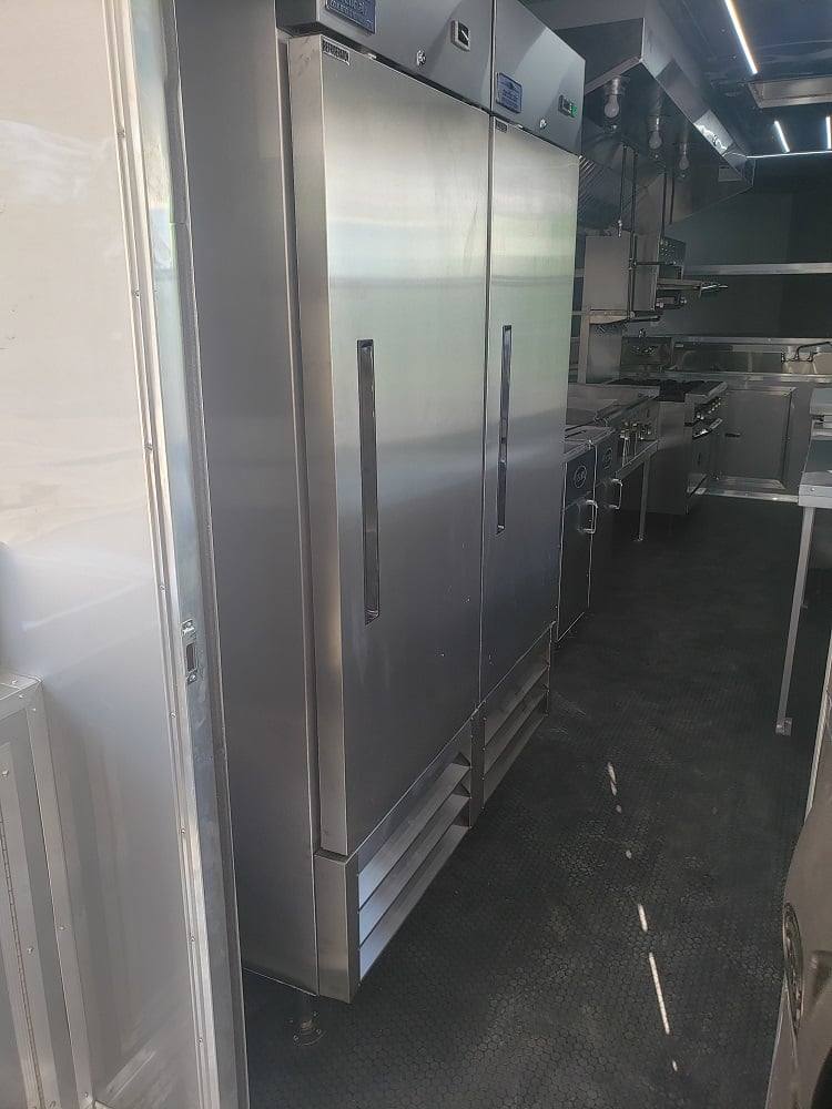8.5' x 30' White BBQ Porch Concession Food Trailer with Appliances
