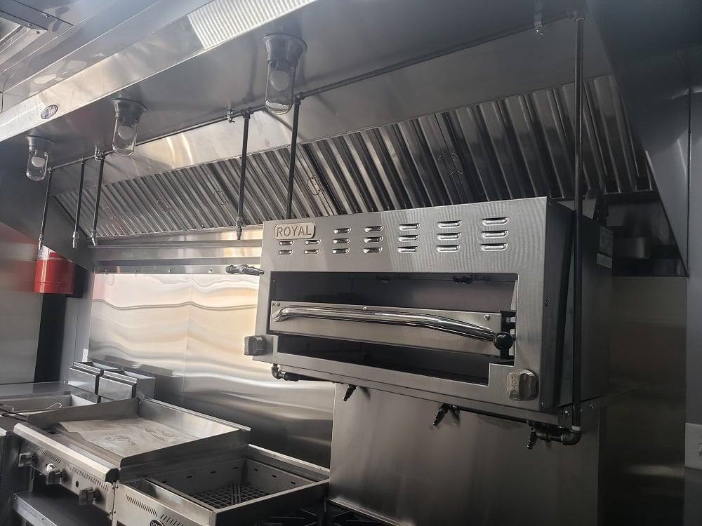 8.5' x 30' White BBQ Porch Concession Food Trailer with Appliances