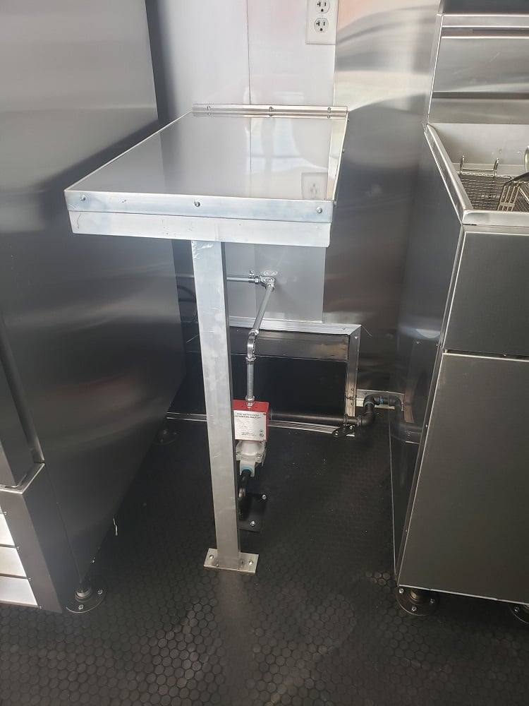 8.5' x 30' White BBQ Porch Concession Food Trailer with Appliances
