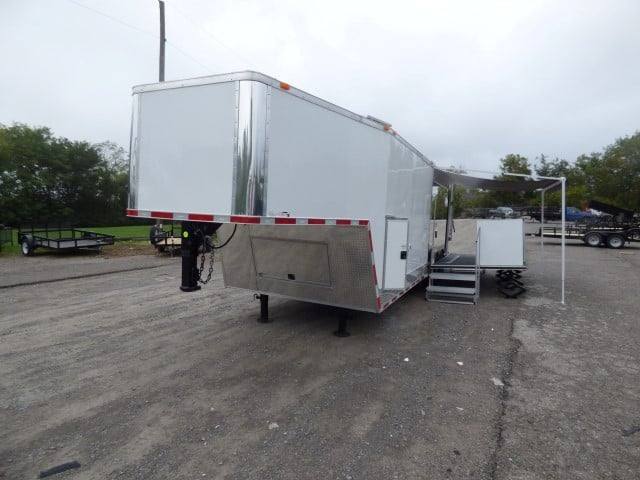 924-8.5-x-30-white-food-event-catering-concession-food-trailer-10.jpg 8.5' x 30' White Food Event Catering Concession Food Trailer