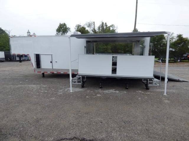 924-8.5-x-30-white-food-event-catering-concession-food-trailer-13.jpg 8.5' x 30' White Food Event Catering Concession Food Trailer