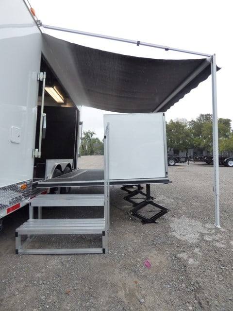 924-8.5-x-30-white-food-event-catering-concession-food-trailer-3.jpg 8.5' x 30' White Food Event Catering Concession Food Trailer