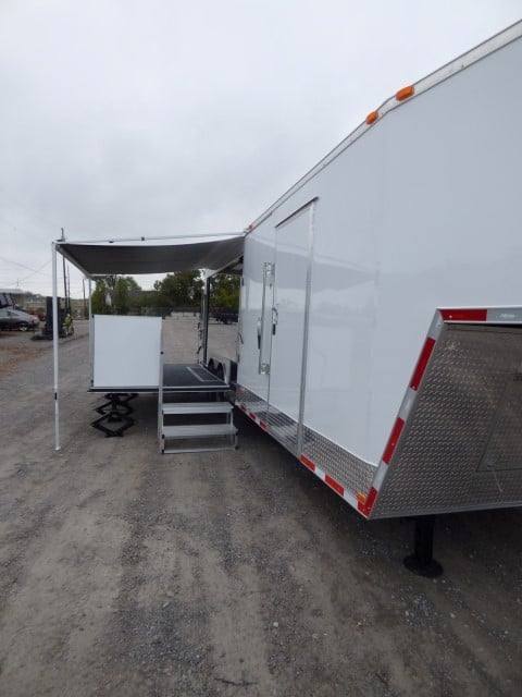 924-8.5-x-30-white-food-event-catering-concession-food-trailer-41.jpg 8.5' x 30' White Food Event Catering Concession Food Trailer