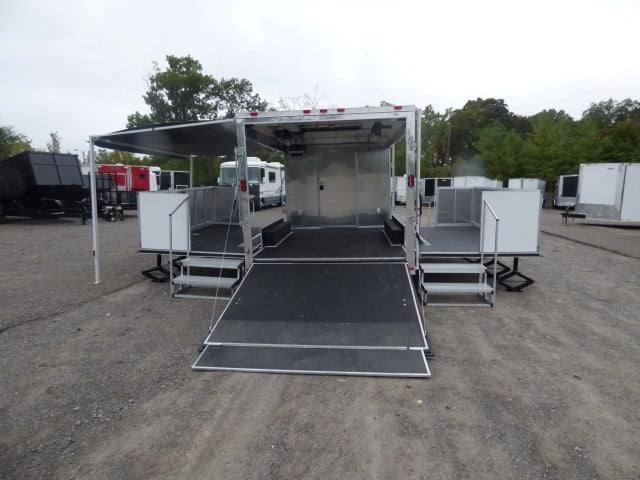 924-8.5-x-30-white-food-event-catering-concession-food-trailer-44.jpg 8.5' x 30' White Food Event Catering Concession Food Trailer