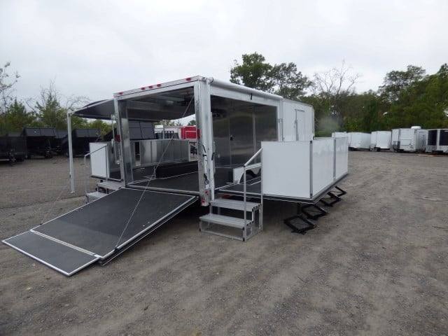 924-8.5-x-30-white-food-event-catering-concession-food-trailer-51.jpg 8.5' x 30' White Food Event Catering Concession Food Trailer