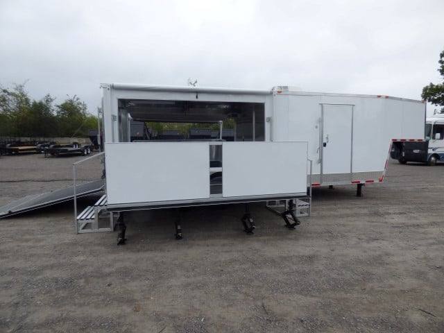 924-8.5-x-30-white-food-event-catering-concession-food-trailer-71.jpg 8.5' x 30' White Food Event Catering Concession Food Trailer