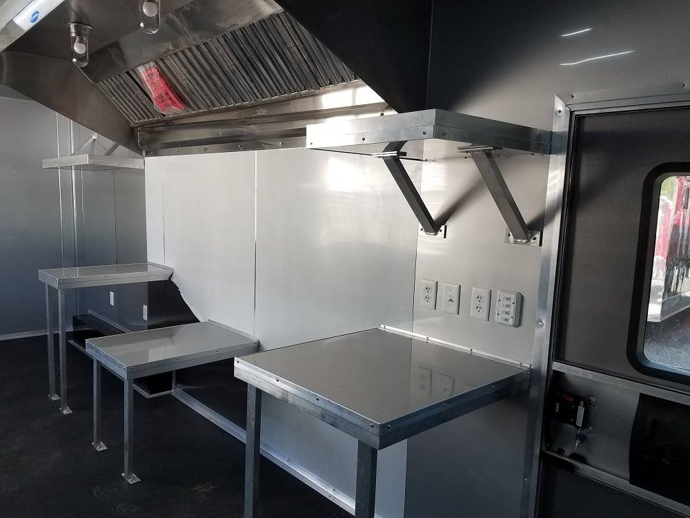 928-8.5-x-32-black-on-black-bbq-porch-concession-food-trailer-7.jpg 8.5' x 32' Black on Black BBQ Porch Concession Food Trailer