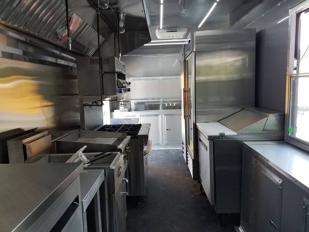 929-8.5-x-32-black-on-black-bbq-porch-concession-food-trailer-with-appliances-11.jpg 8.5' x 32' Black on Black BBQ Porch Concession Food Trailer With Appliances