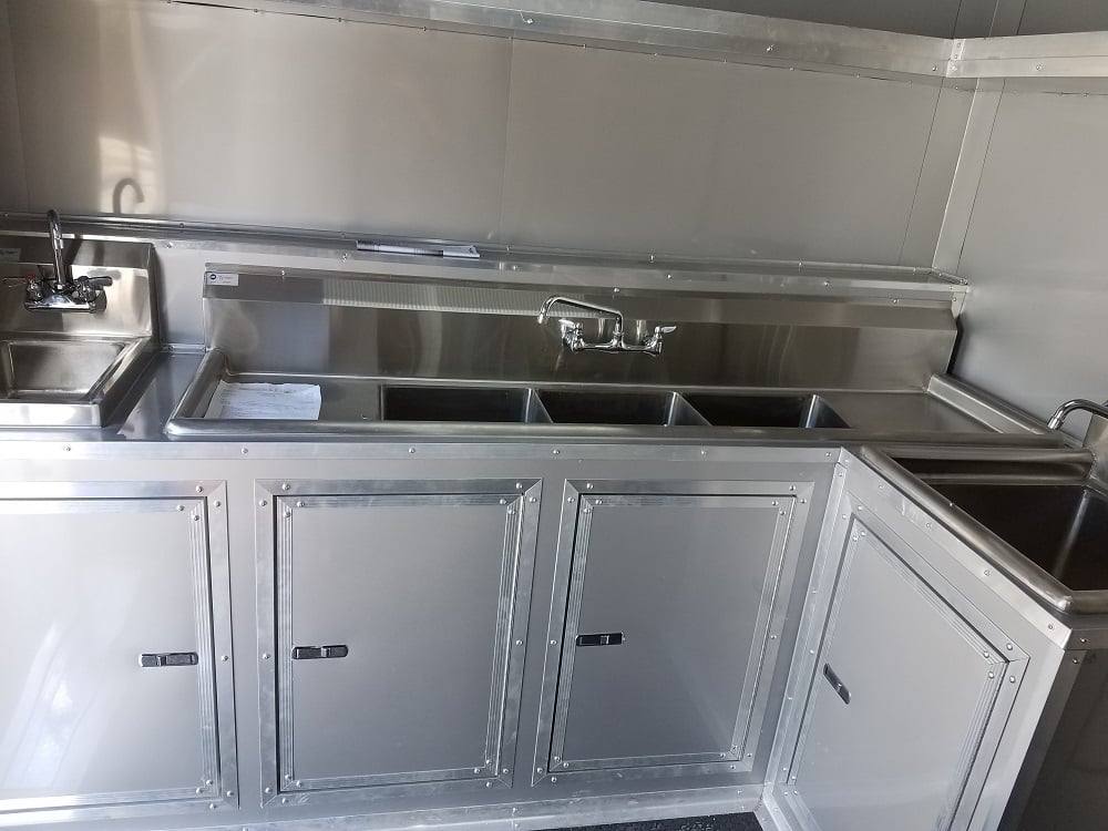 929-8.5-x-32-black-on-black-bbq-porch-concession-food-trailer-with-appliances-15.jpg 8.5' x 32' Black on Black BBQ Porch Concession Food Trailer With Appliances