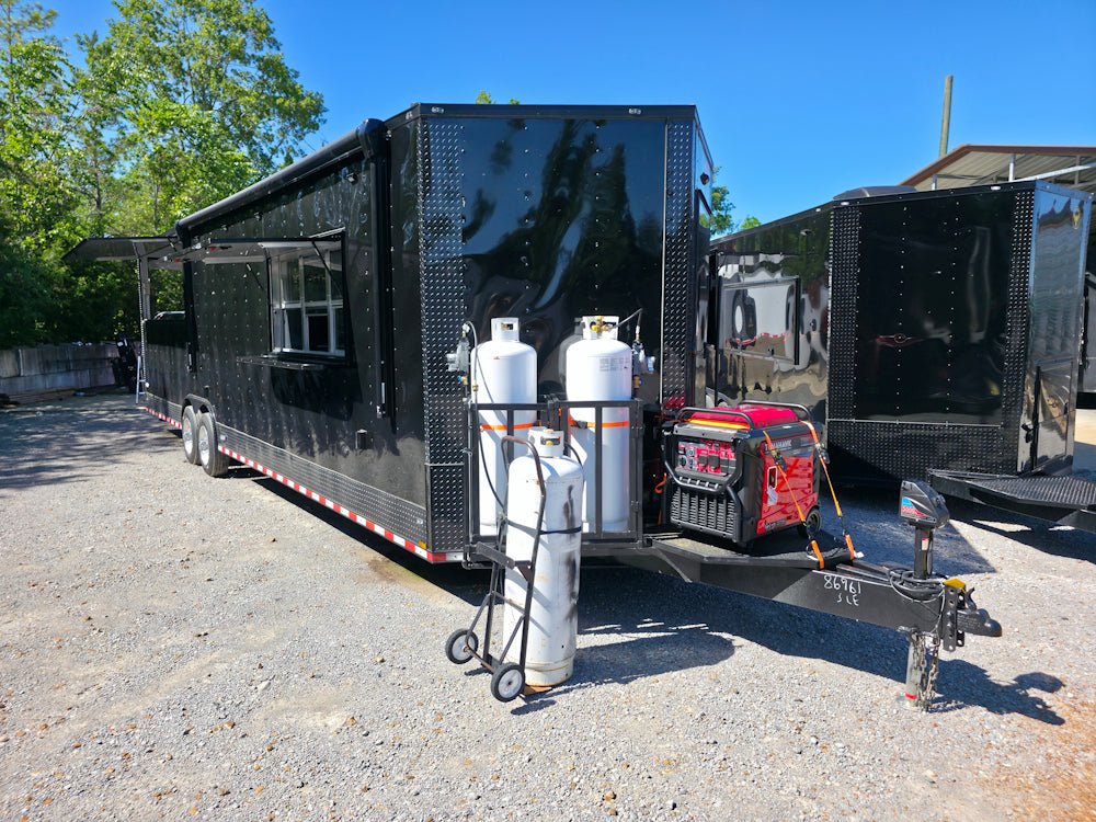 931-8.5-x-32-black-with-blackout-bbq-porch-concession-trailer-with-12ft-porch-16.jpg 8.5' X 32' Black With Blackout BBQ Porch Concession Trailer With 12ft Porch