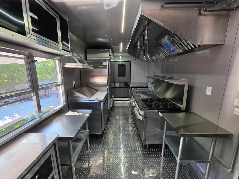 931-8.5-x-32-black-with-blackout-bbq-porch-concession-trailer-with-12ft-porch-19.webp 8.5' X 32' Black With Blackout BBQ Porch Concession Trailer With 12ft Porch
