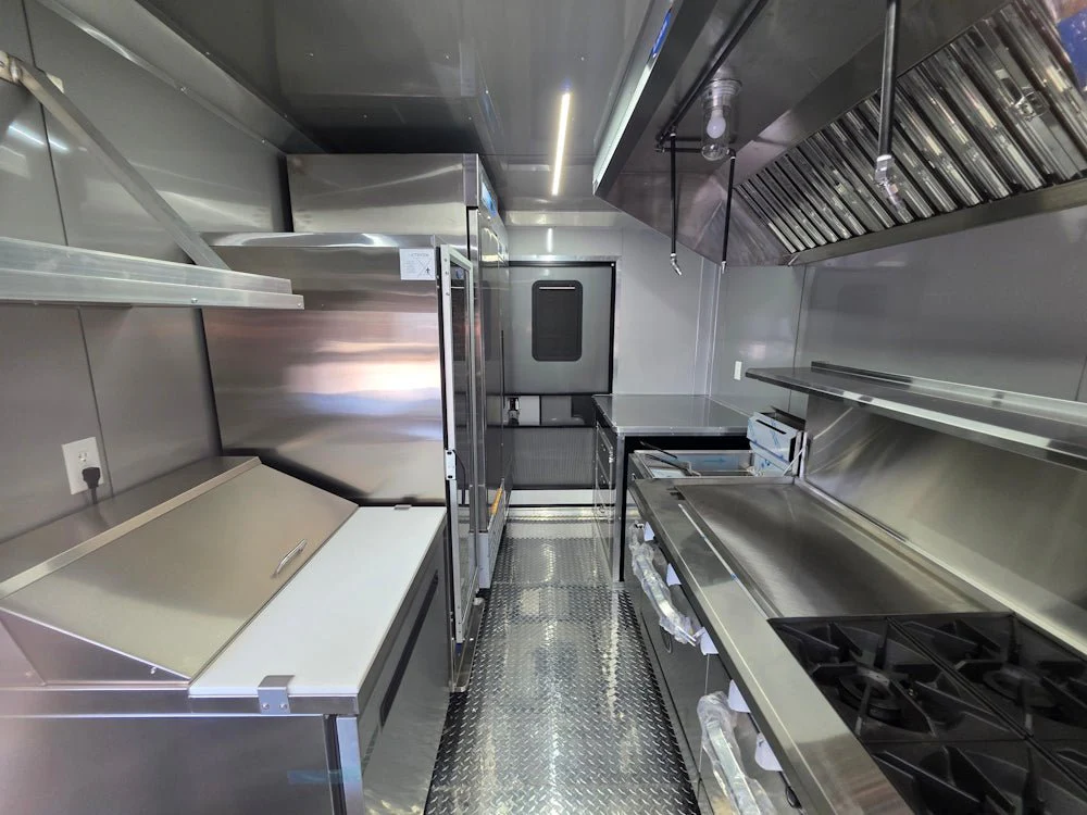 931-8.5-x-32-black-with-blackout-bbq-porch-concession-trailer-with-12ft-porch-20.webp 8.5' X 32' Black With Blackout BBQ Porch Concession Trailer With 12ft Porch